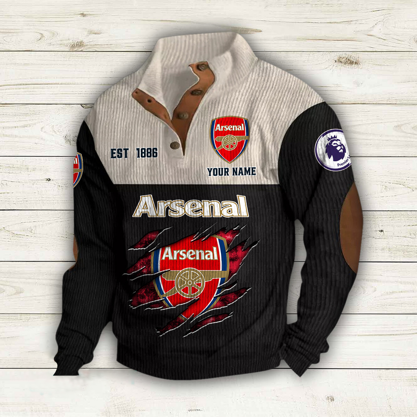 ARS x EPL Double Breasted Stand Collar Hoodies DATND TANTD