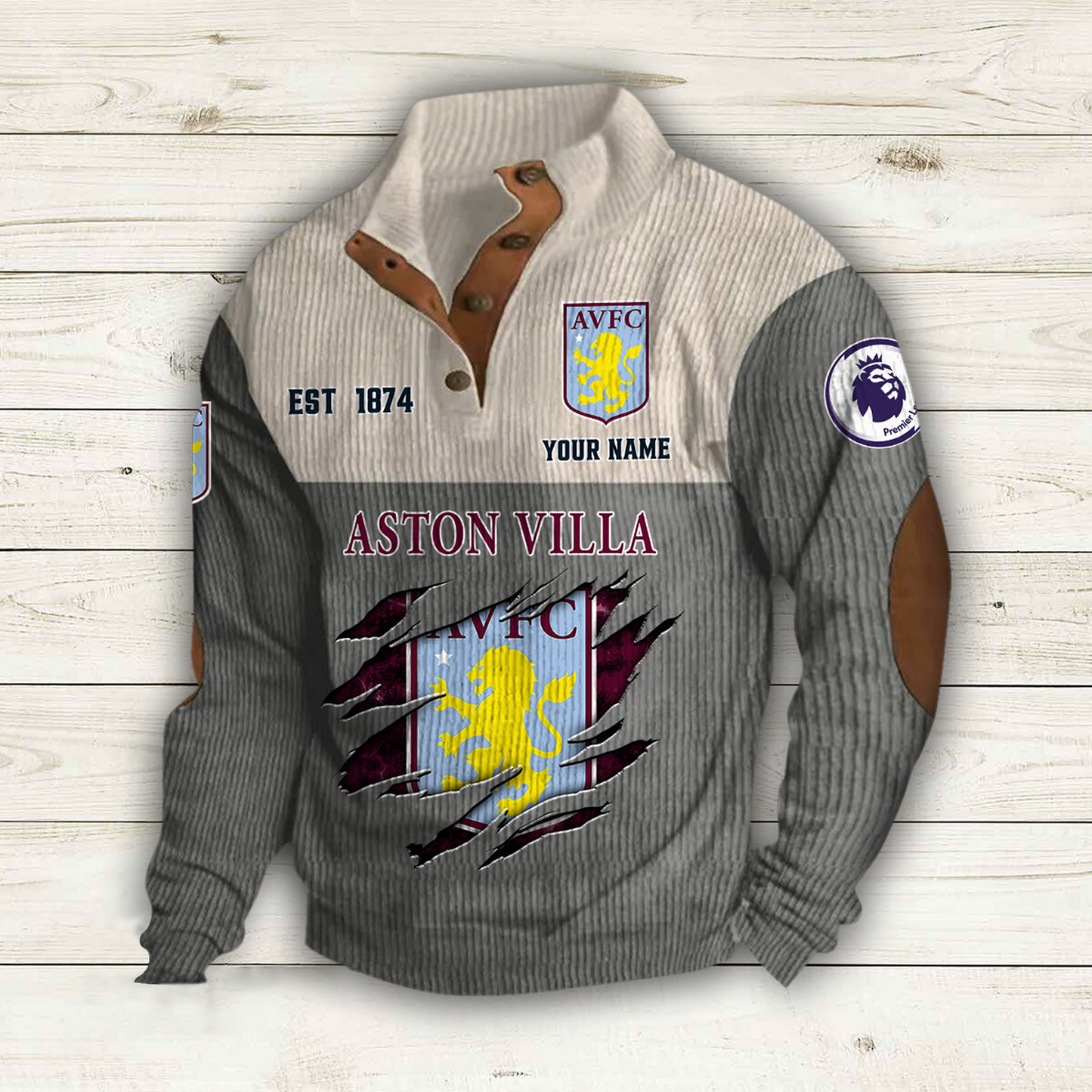 AST x EPL Double Breasted Stand Collar Hoodies DATND TANTD