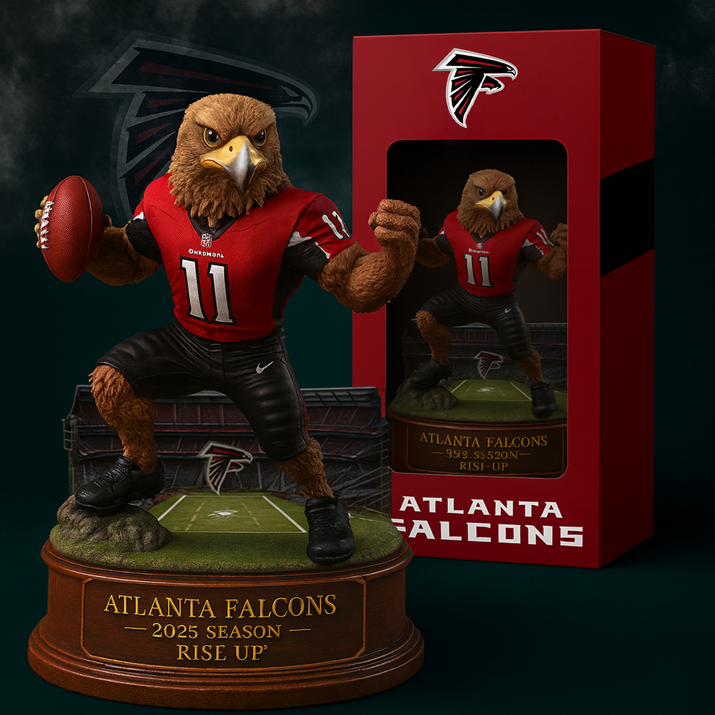 ATL x NFL Premium Acrylic Plaque DATND TANTD