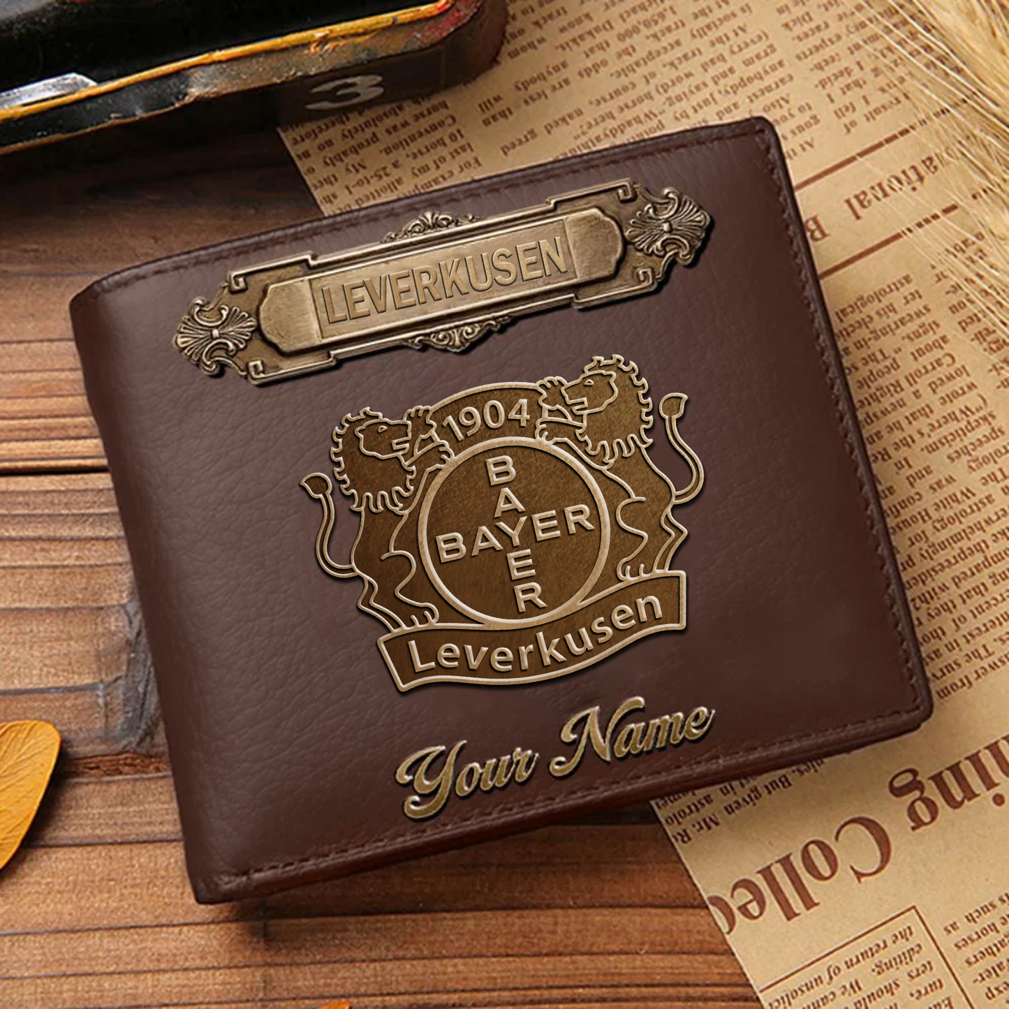 B04 Premium Leather Wallet - Personalized Edition DatND DVT