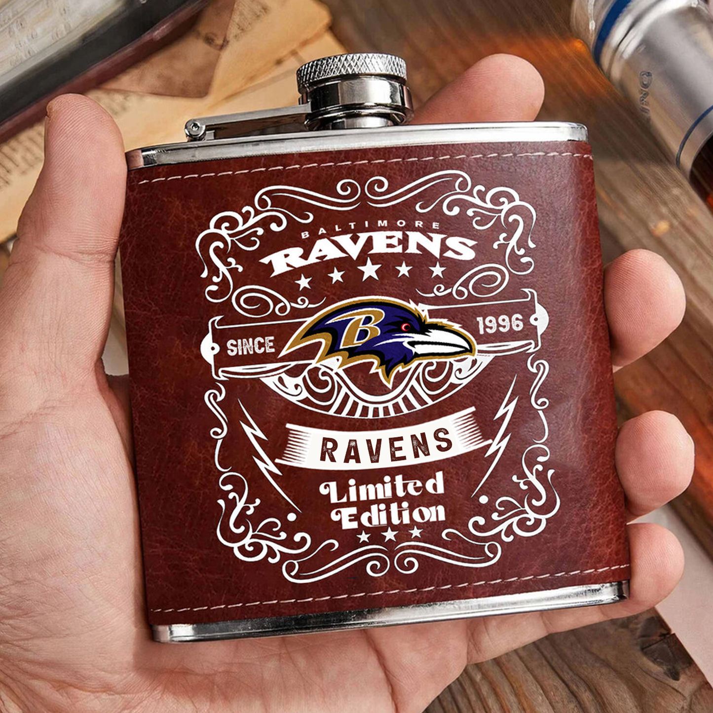 BAL x NFL Stainless Steel Flask DatND ThuongNH