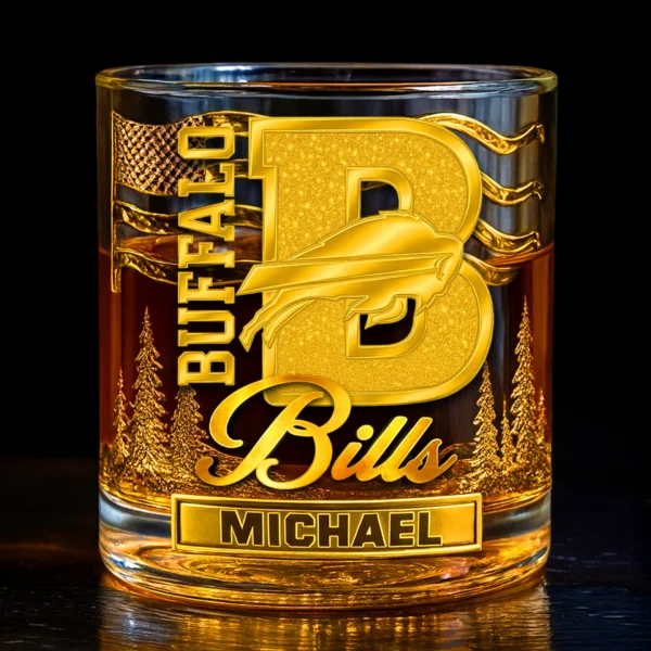 BB Premium NFL Golden Whiskey Fan Glass DDT HLPhuong