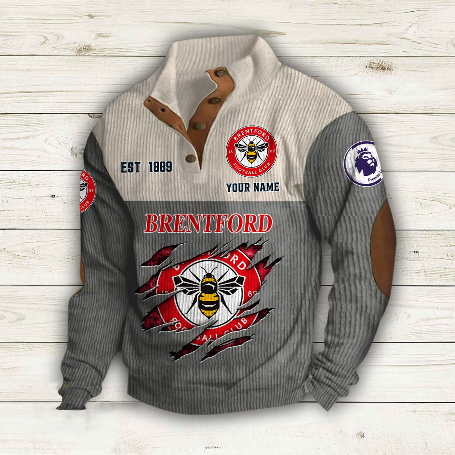 BRE x EPL Double Breasted Stand Collar Hoodies DATND TANTD