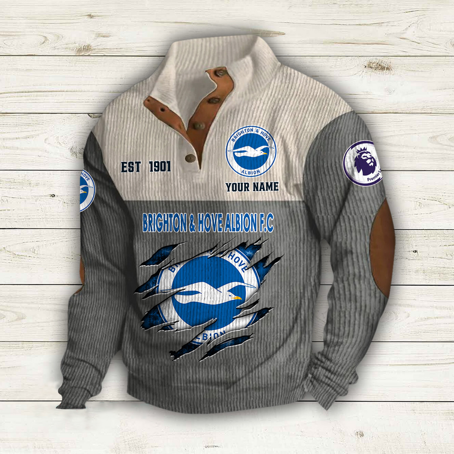 BRI x EPL Double Breasted Stand Collar Hoodies DATND TANTD