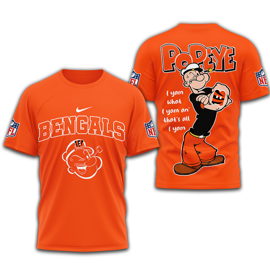 CIN Premium NFL I Yam What I Yam Shirt DDT CTND