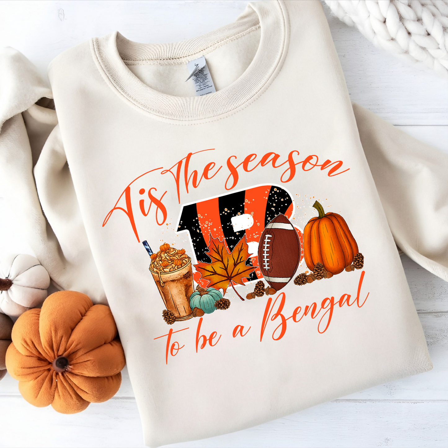 CIN x NFL Tis The Season Sweatshirt DatND DVT