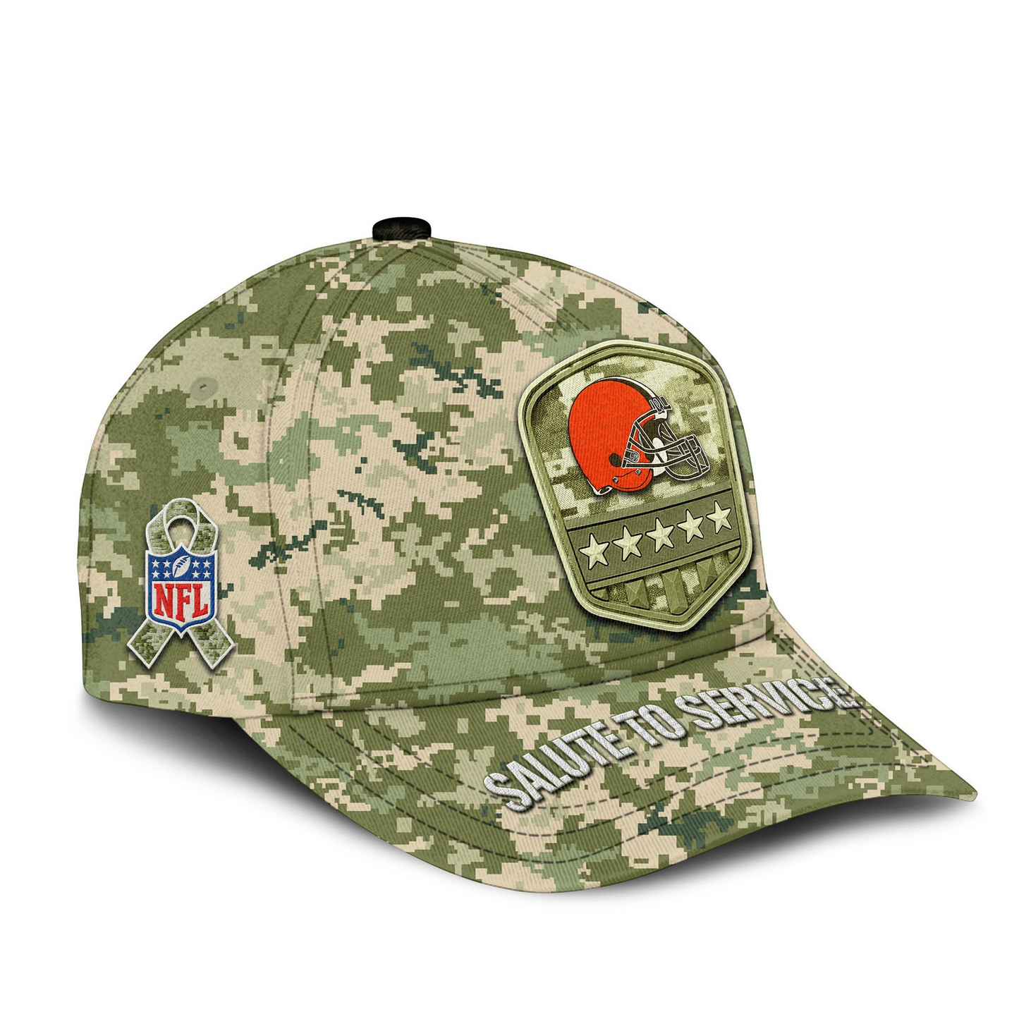 CLE Premium NFL Salute To Service Classic Cap DDT NTL