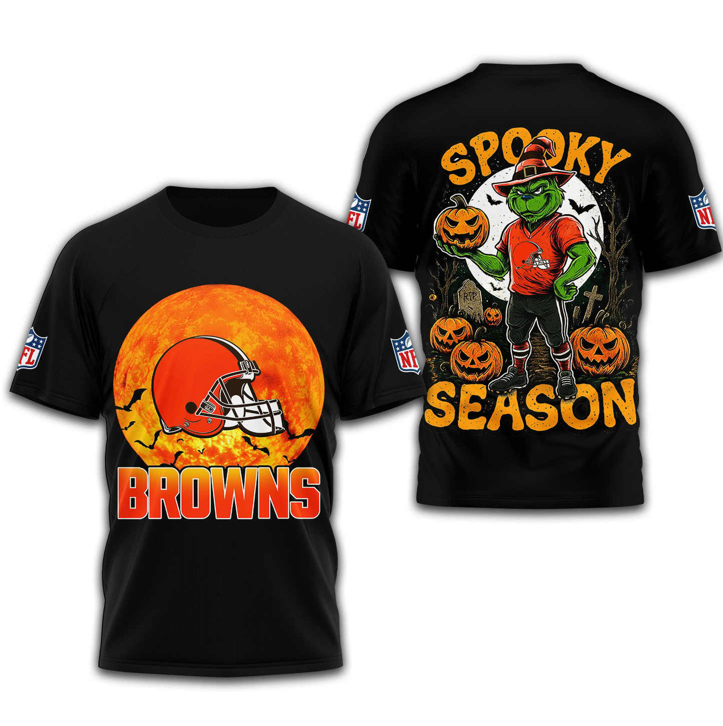 CLE Premium NFL Spooky Season 3D Shirt DDT CTND