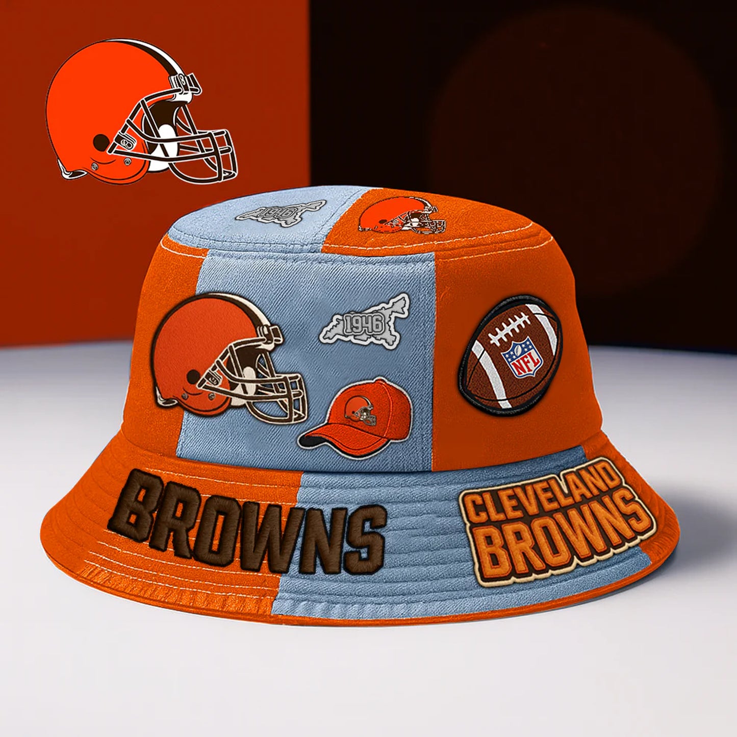 CLE x NFL BUCKET HAT TUANND NHM