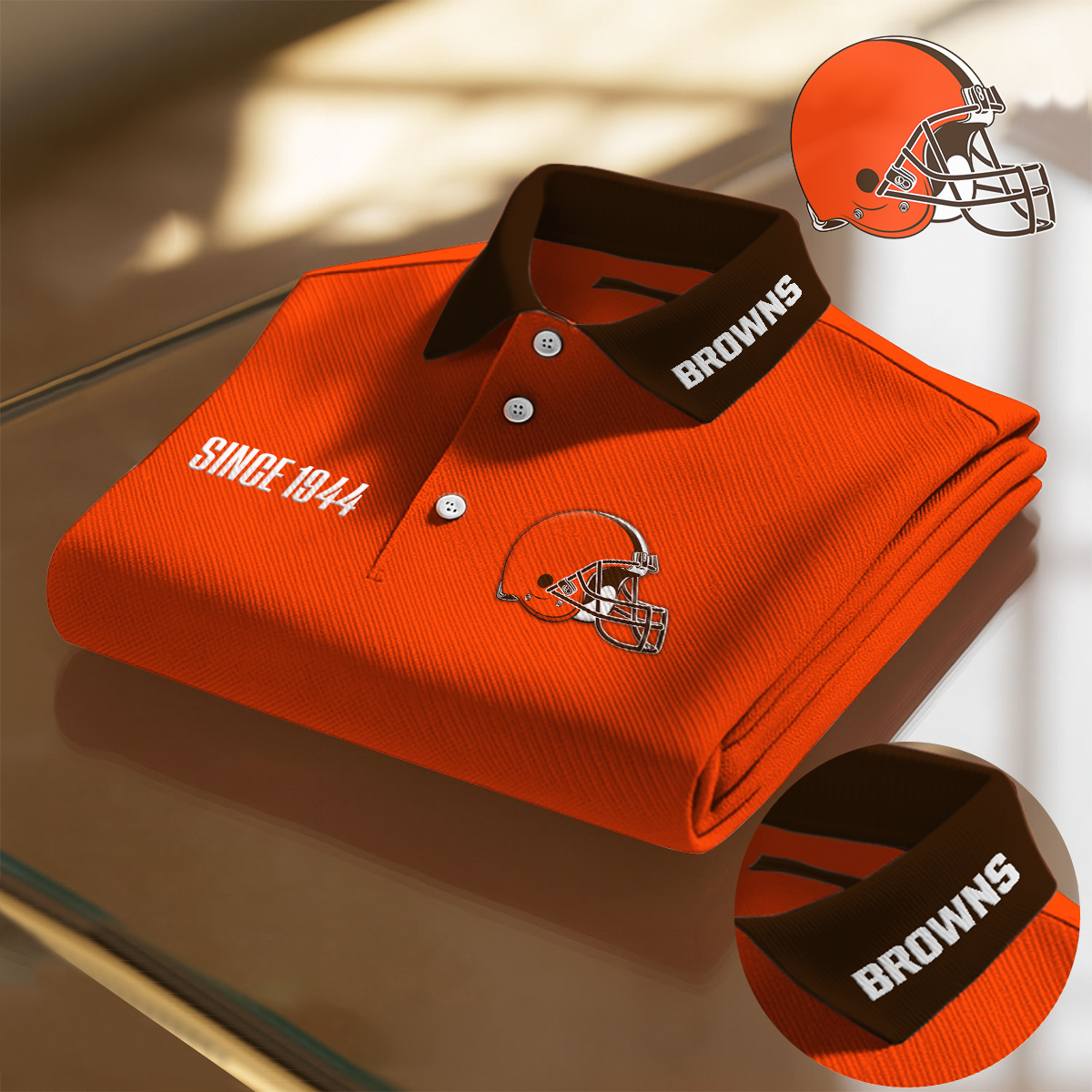 CLE x NFL Premium Polo Shirt DatND DVT