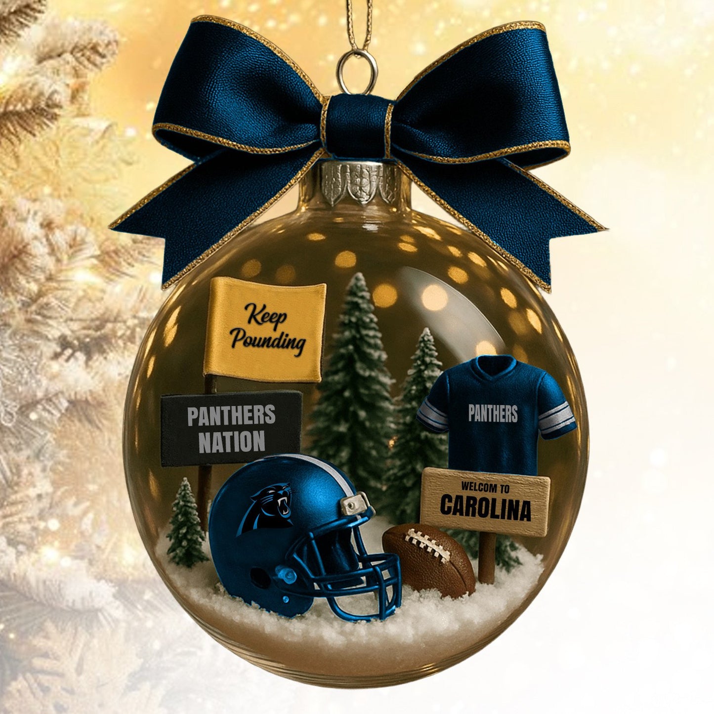 CP NFL Acrylic Ball Ornament - Best Gift For Fans DDT CTND