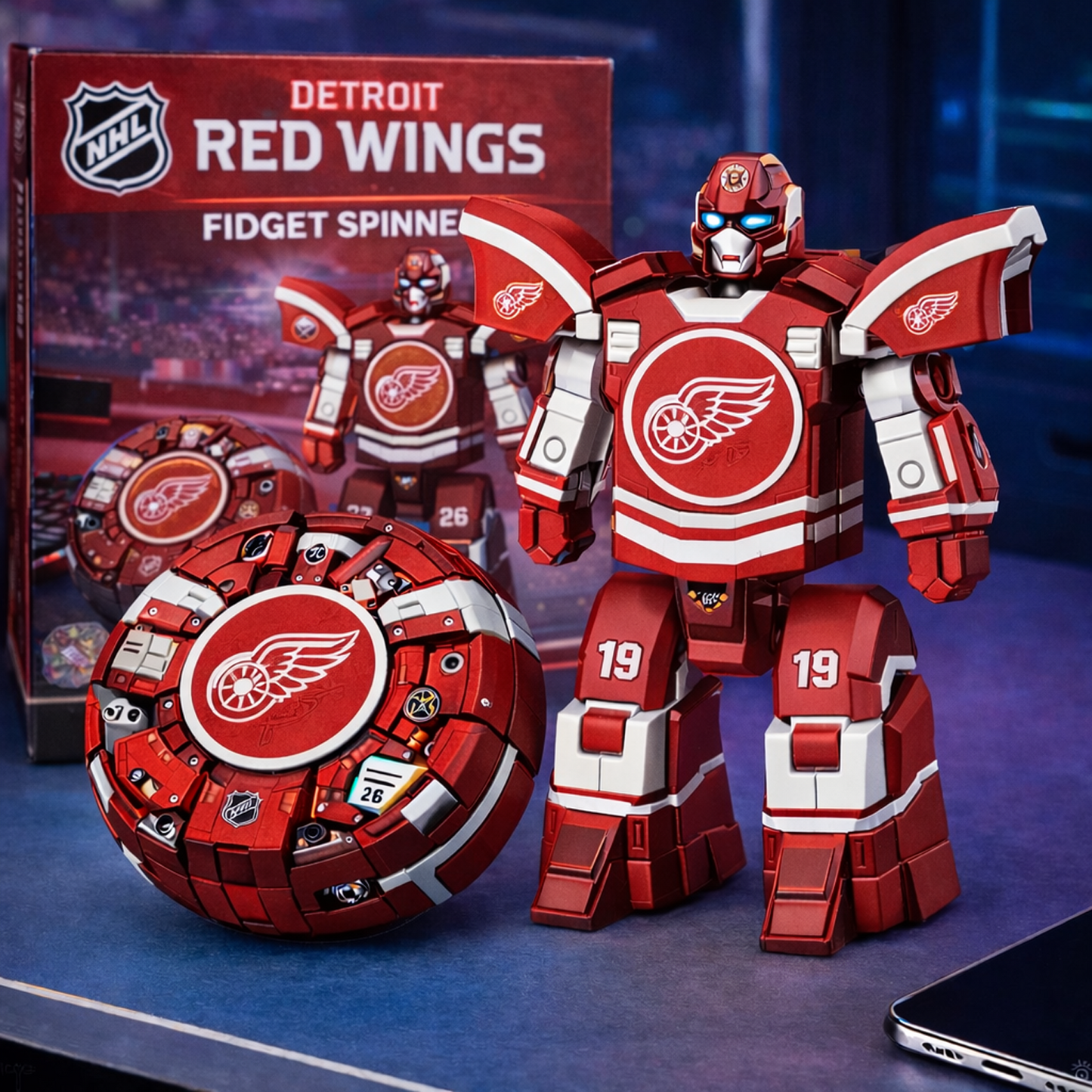DET x NHL Fidget Spinner DatND DVT