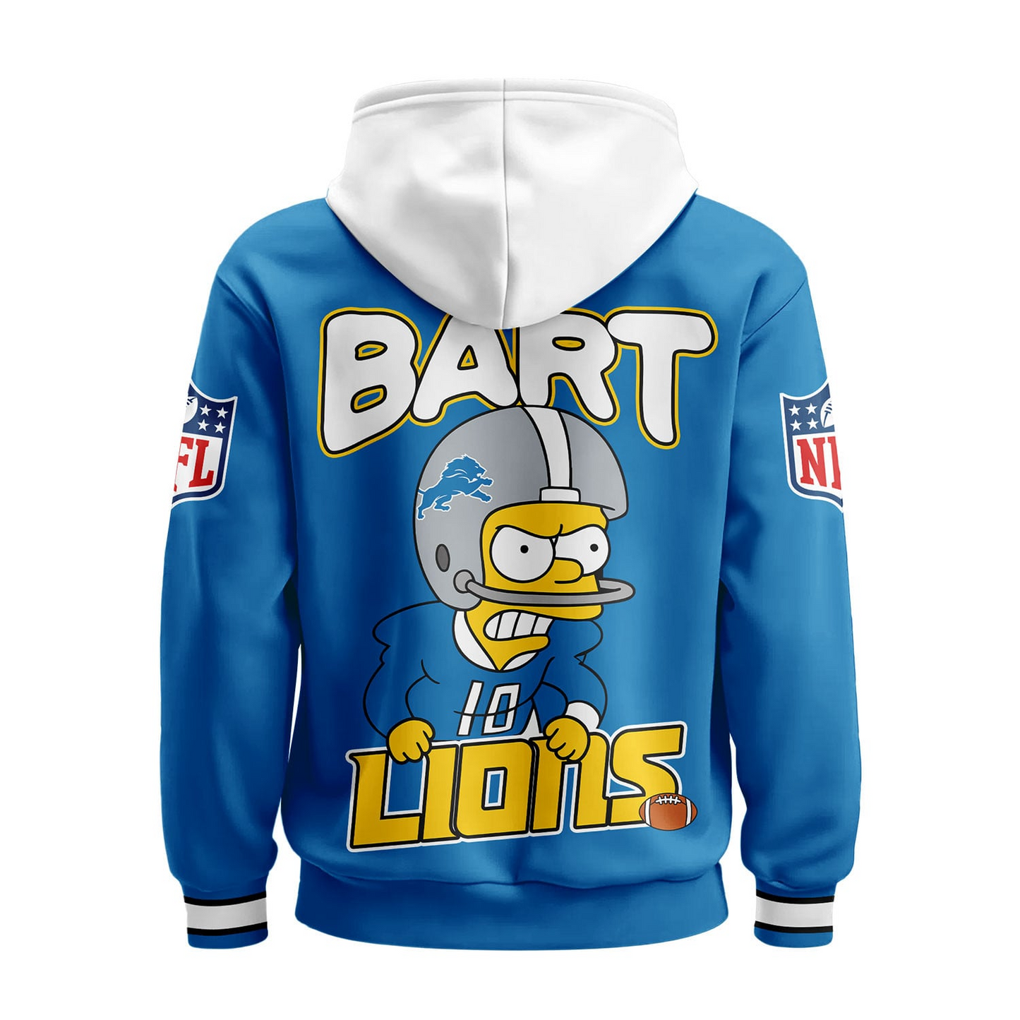 DL Premium NFL Bart Simpson Hoodie DDT NTL