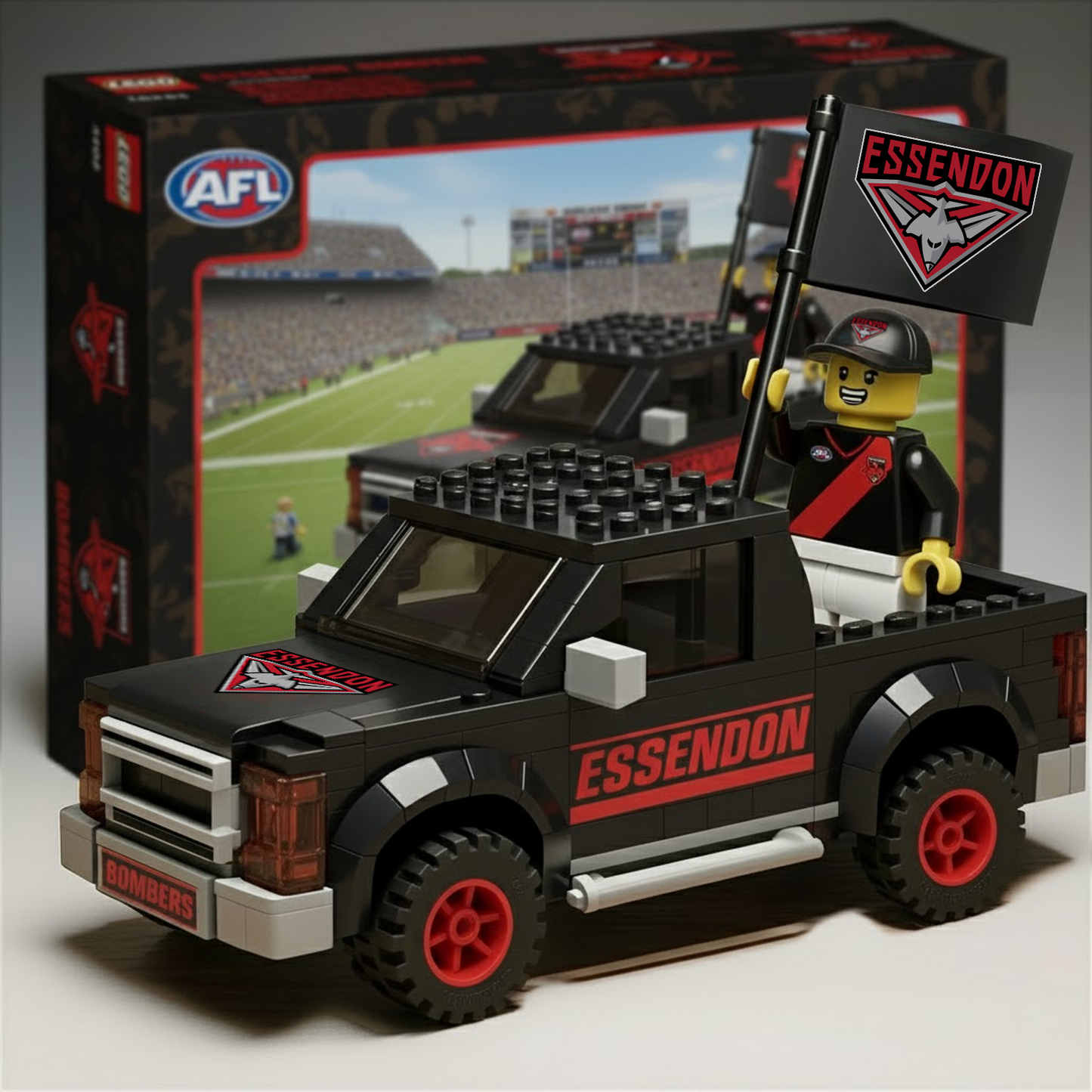 ESS x AFL Building Blocks Truck Toy Set DatND DVT