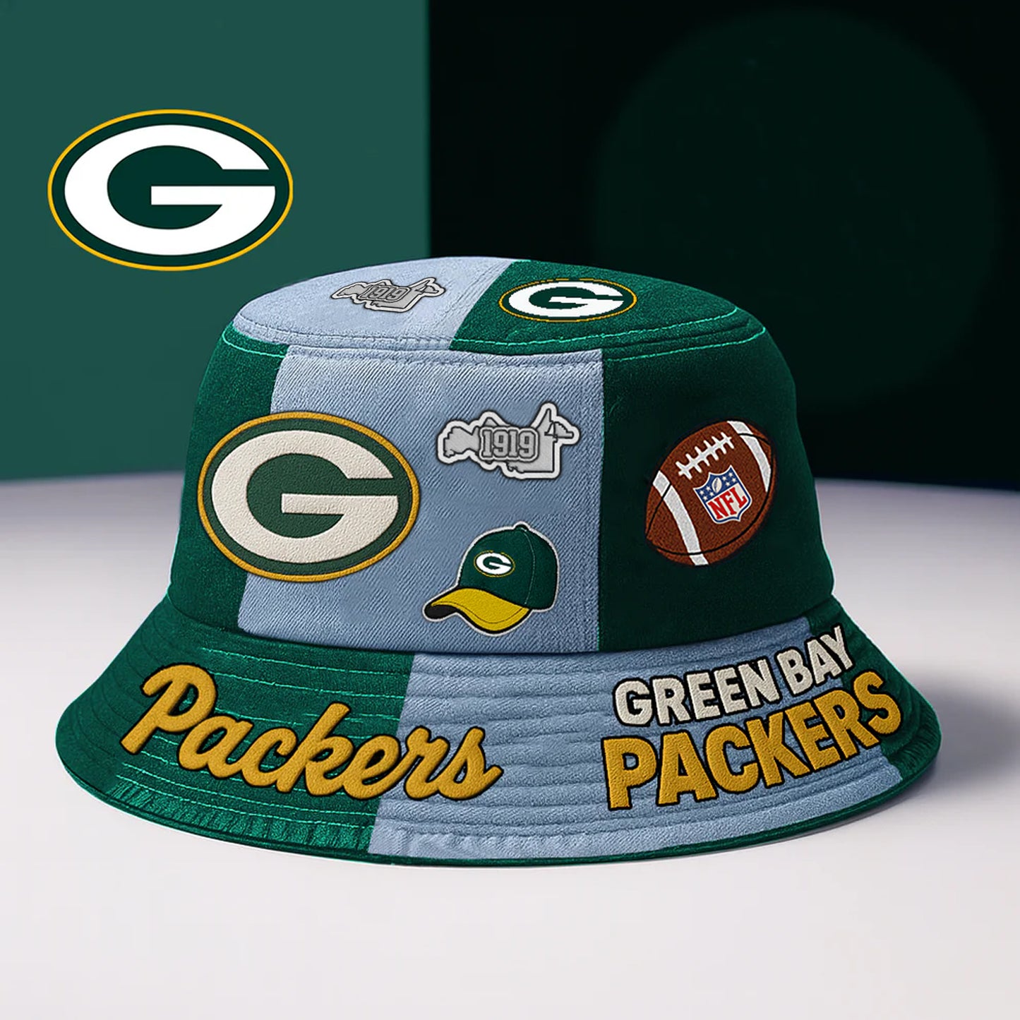 GB x NFL BUCKET HAT TUANND NHM