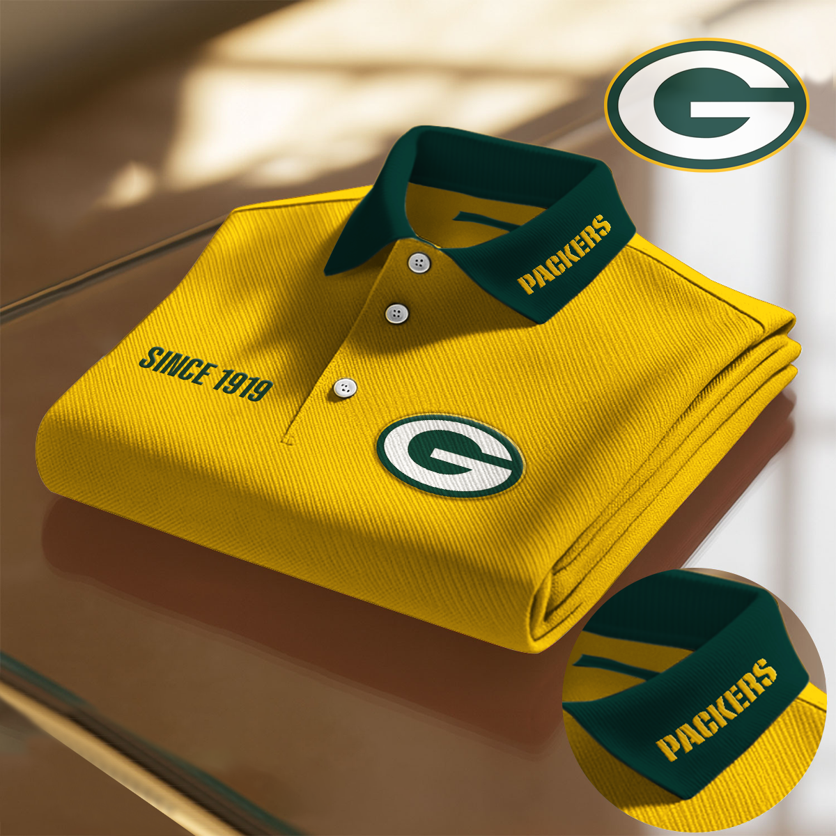 GB x NFL Premium Polo Shirt DatND DVT