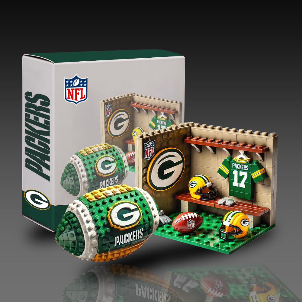 GBP x NFL Team Ball & Changing Room Building Block Football Set DDT CTND