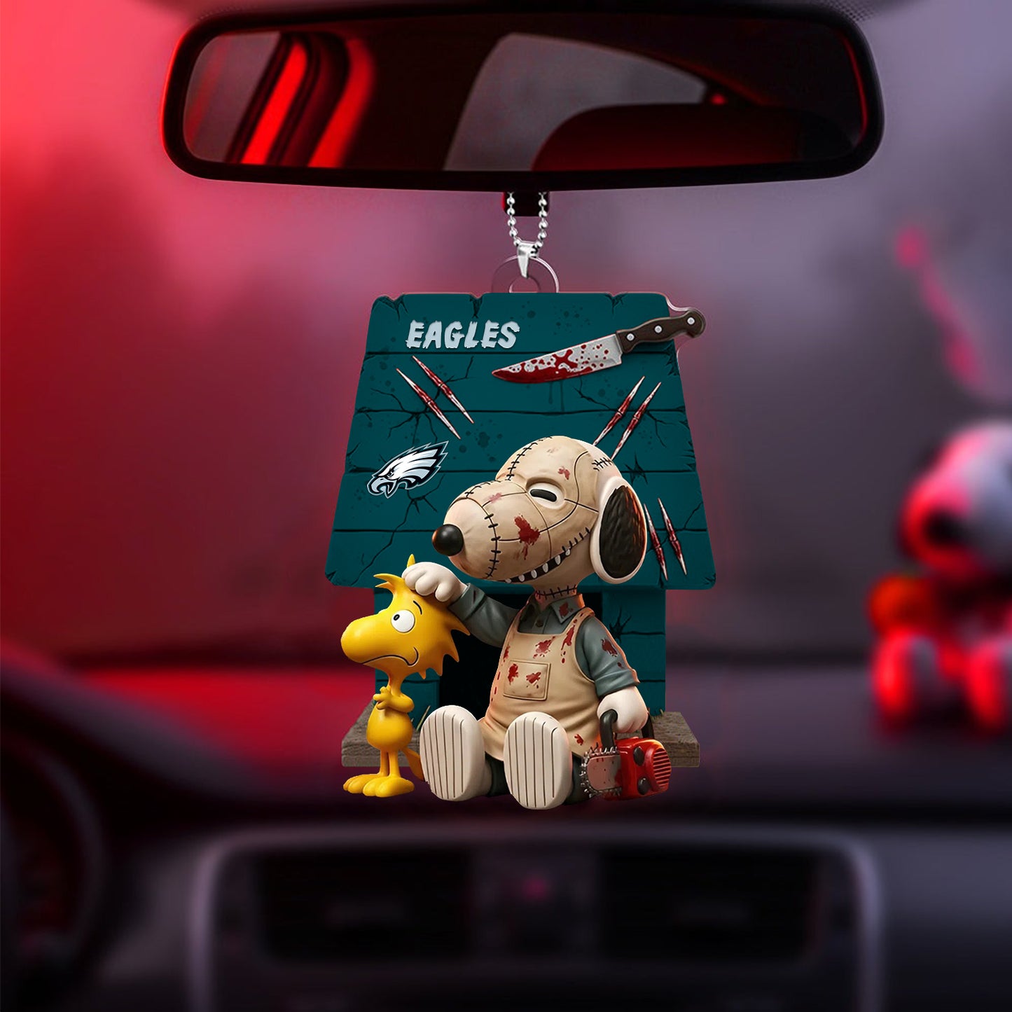 Horror Character x NFL PHI ORNAMENT CAR NDT NHM