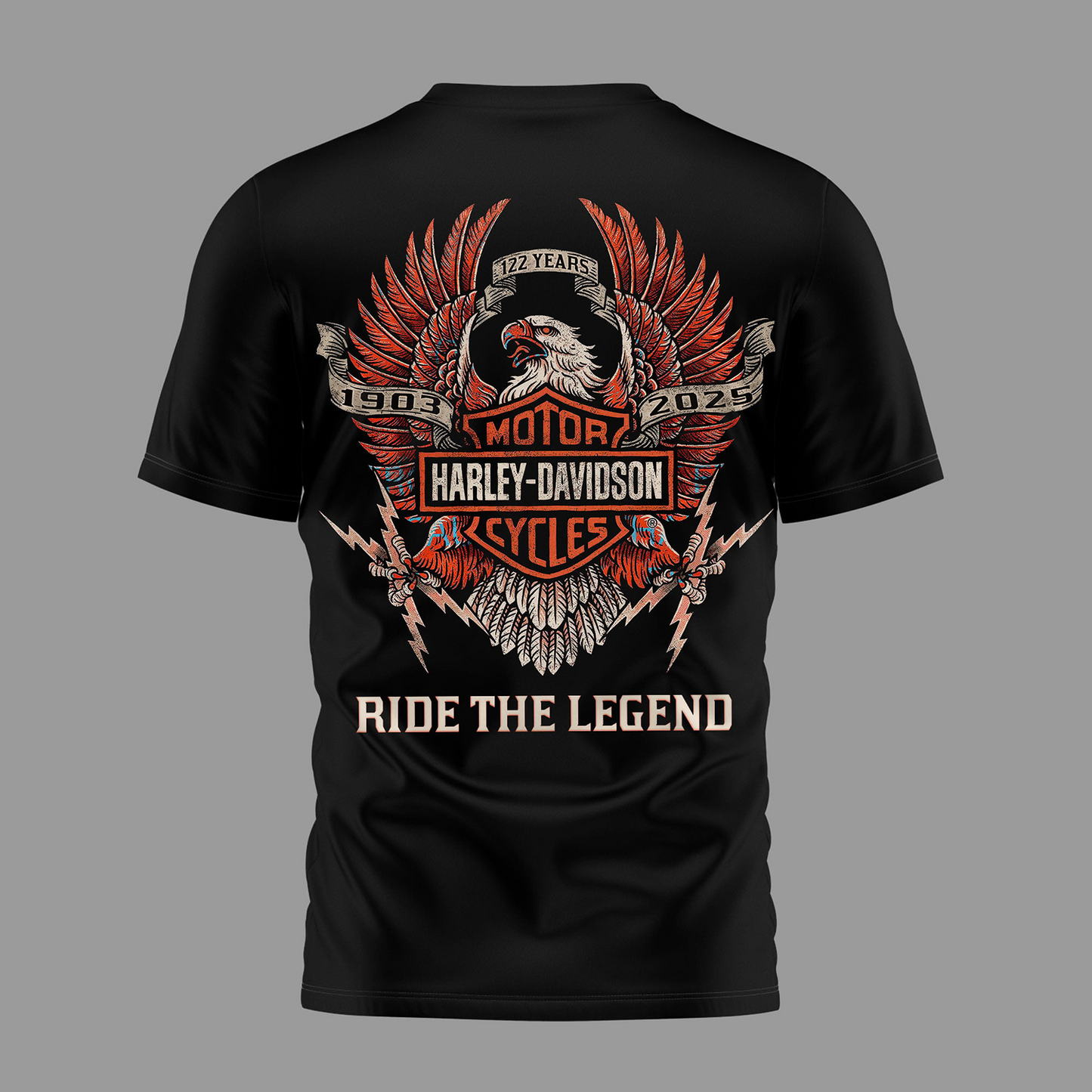 HOU Premium NFL 122 Year Harley Davidson 3D Shirt 2603 DatND DVT