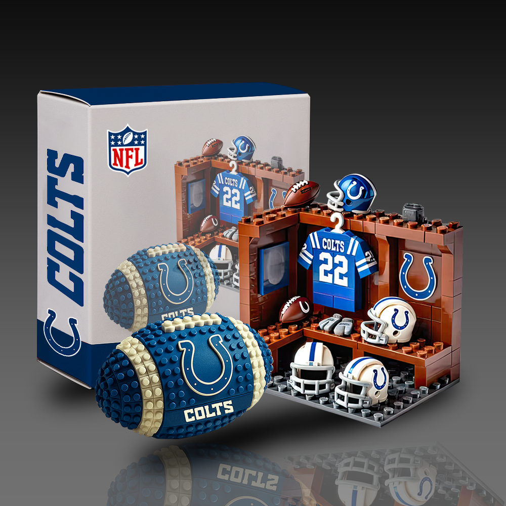 IC x NFL Team Ball & Changing Room Building Block Football Set DDT CTND