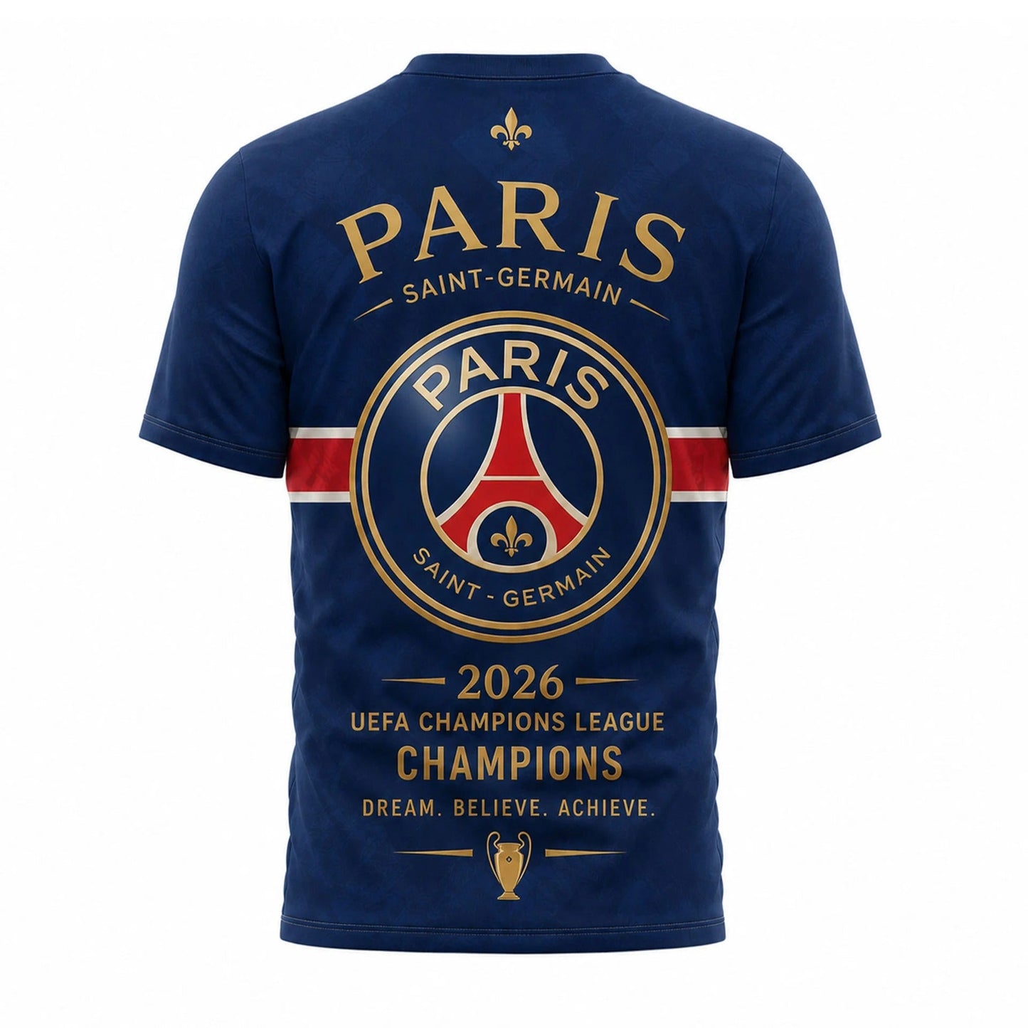PSG Premium UEFA Champions League 2025/26 3D T-Shirt V2 DatND TANND