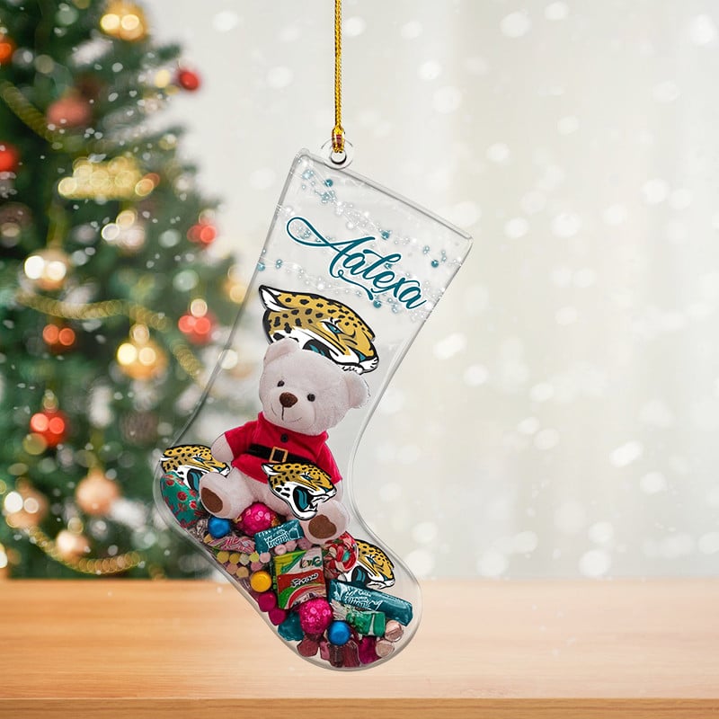 JJ Christmas NFL Personalized Acrylic Ornament For Fan DDTNTL