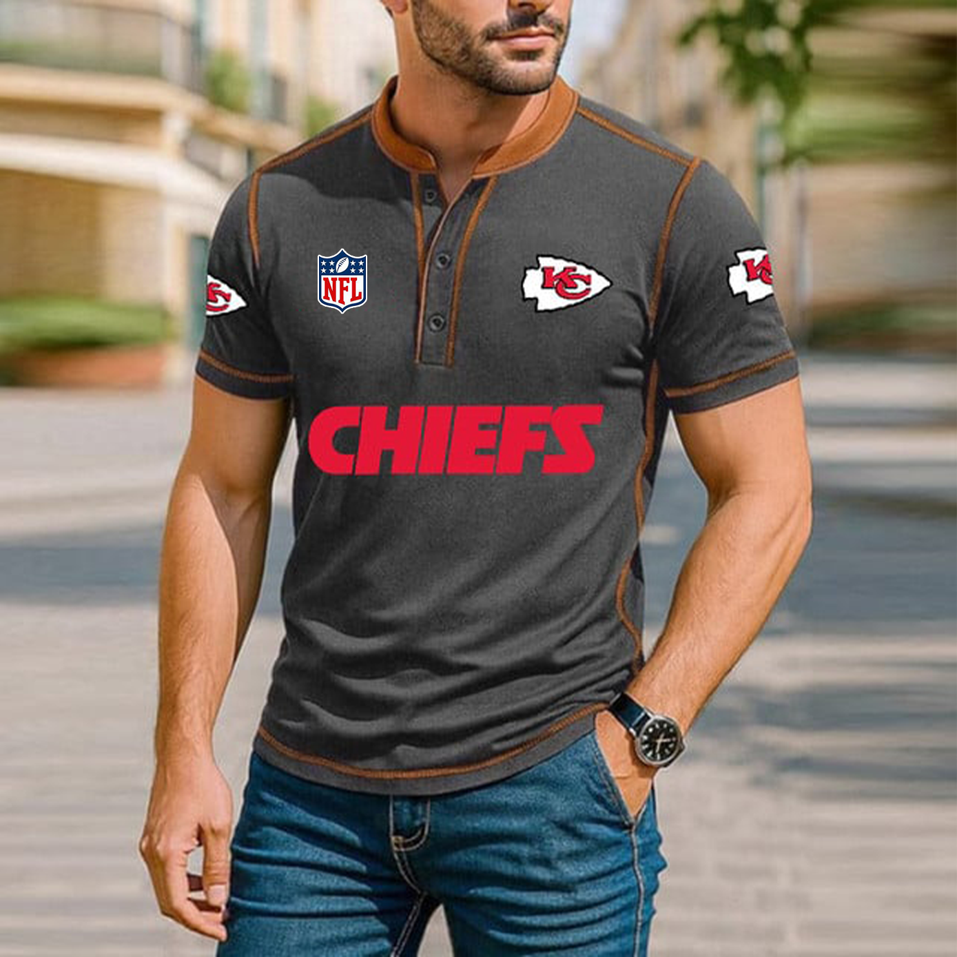 KC NFL Polo Tshirt NDT TTV