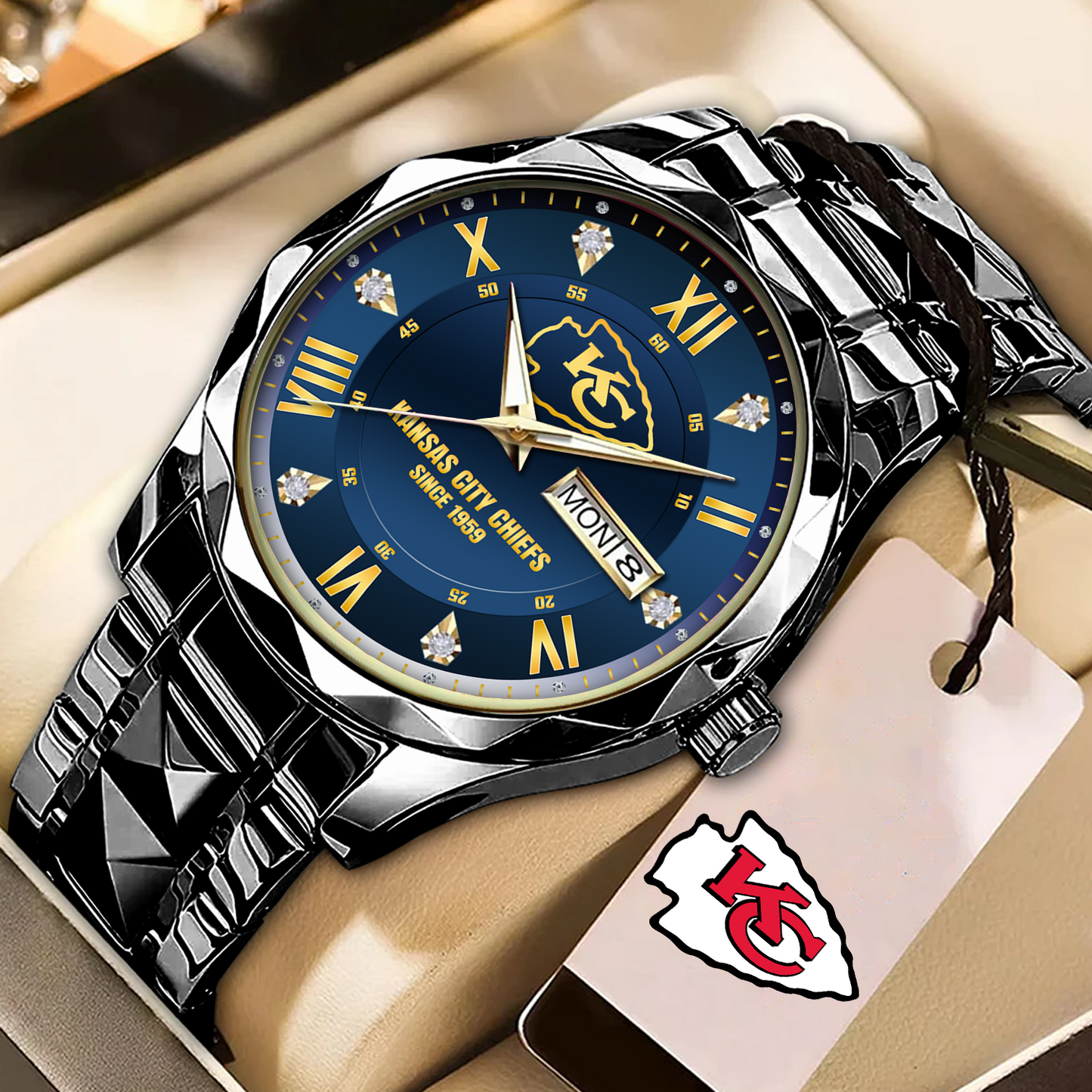 KC x NFL Alloy Luxury Quartz Watch DATND TANTD