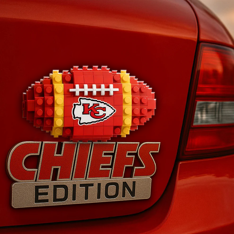 KCC x NFL Building Block Set 3D Car Name Badge DDT CTND