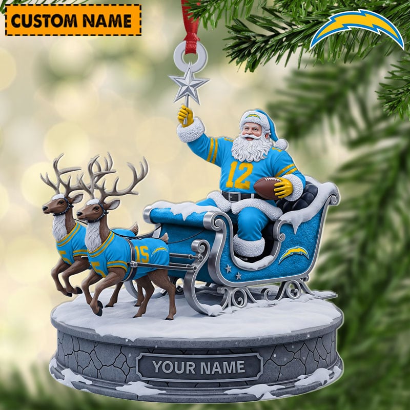 LAC NFL Personalized Christmas Ornament Gift For Family DDTNTL