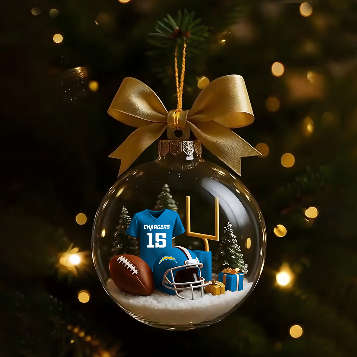 LAC x NFL Football Christmas DATND TANTD