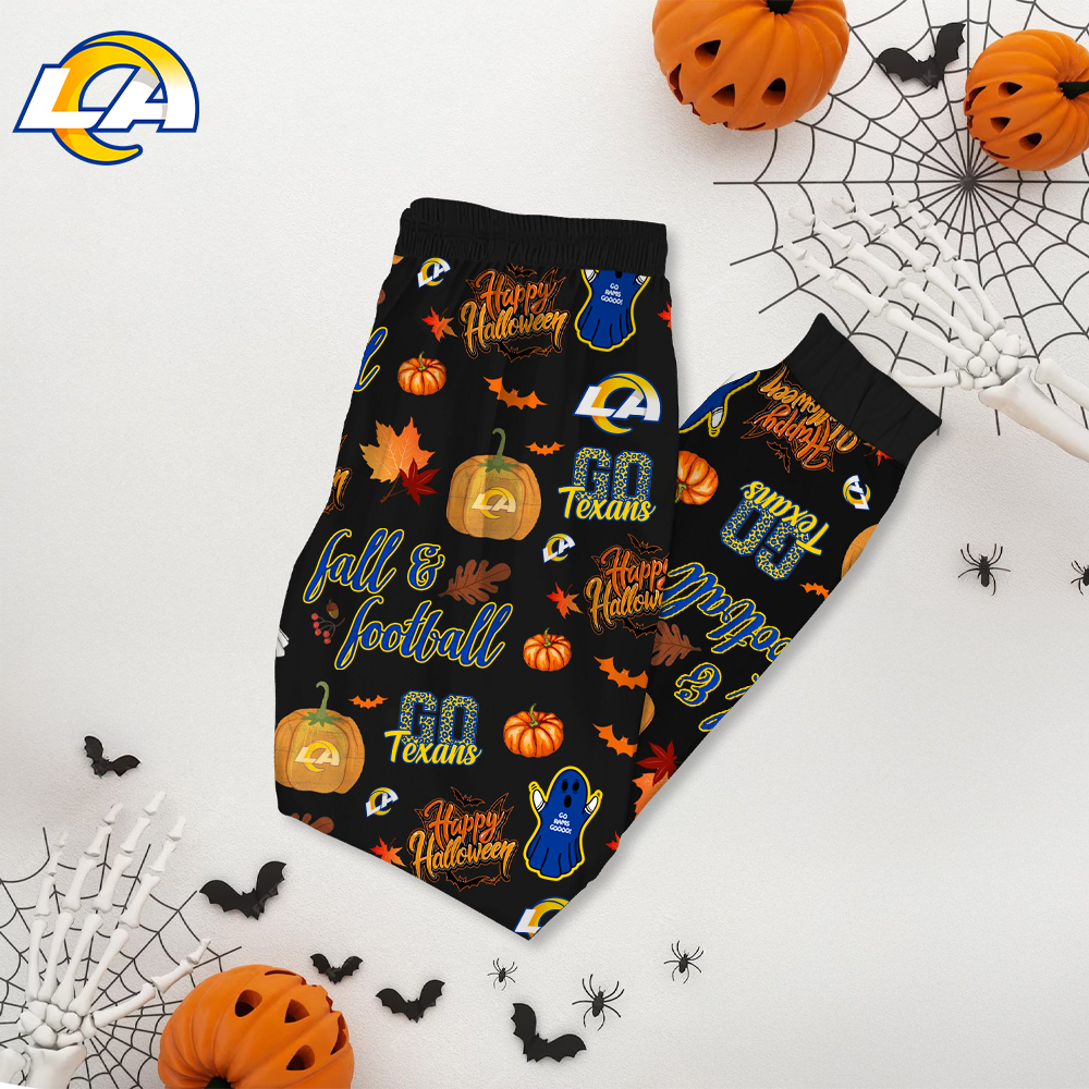 LAR Premium NFL Halloween Pajamas Set DDT NTL