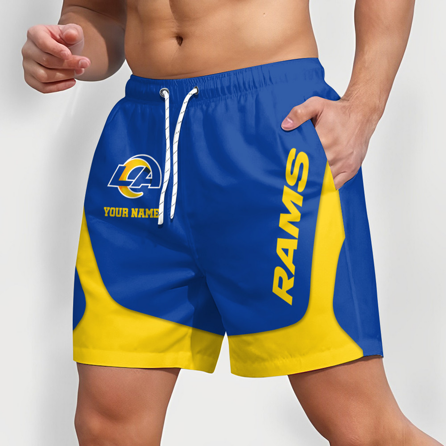 LAR x NFL Team Special Short Pants For Men Custom Name Gifts DATND TANTD25