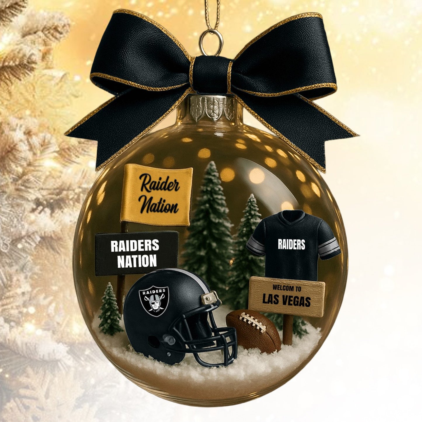 LVR NFL Acrylic Ball Ornament - Best Gift For Fans DDT CTND