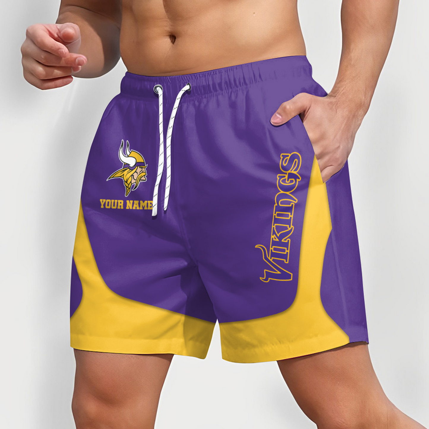 MIN x NFL Team Special Short Pants For Men Custom Name Gifts DATND TANTD25