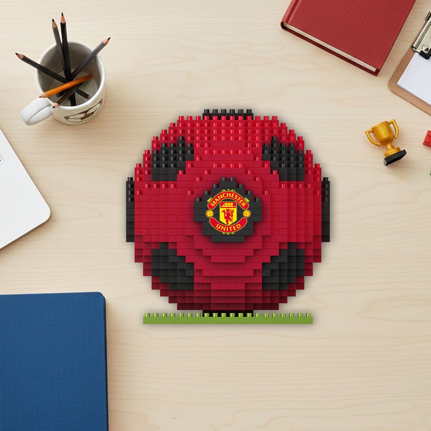 MU x EPL Football Ball Building Block Set DDT NTL