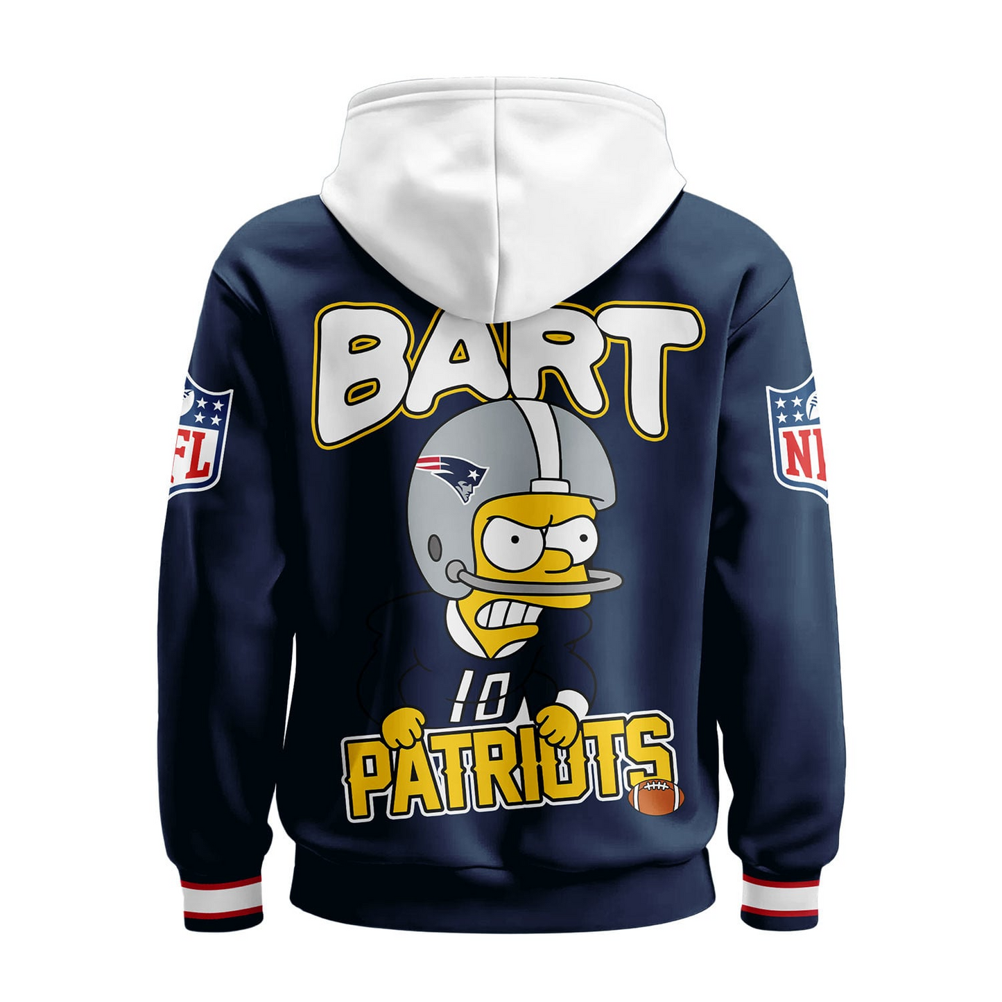 NEP Premium NFL Bart Simpson Hoodie DDT NTL