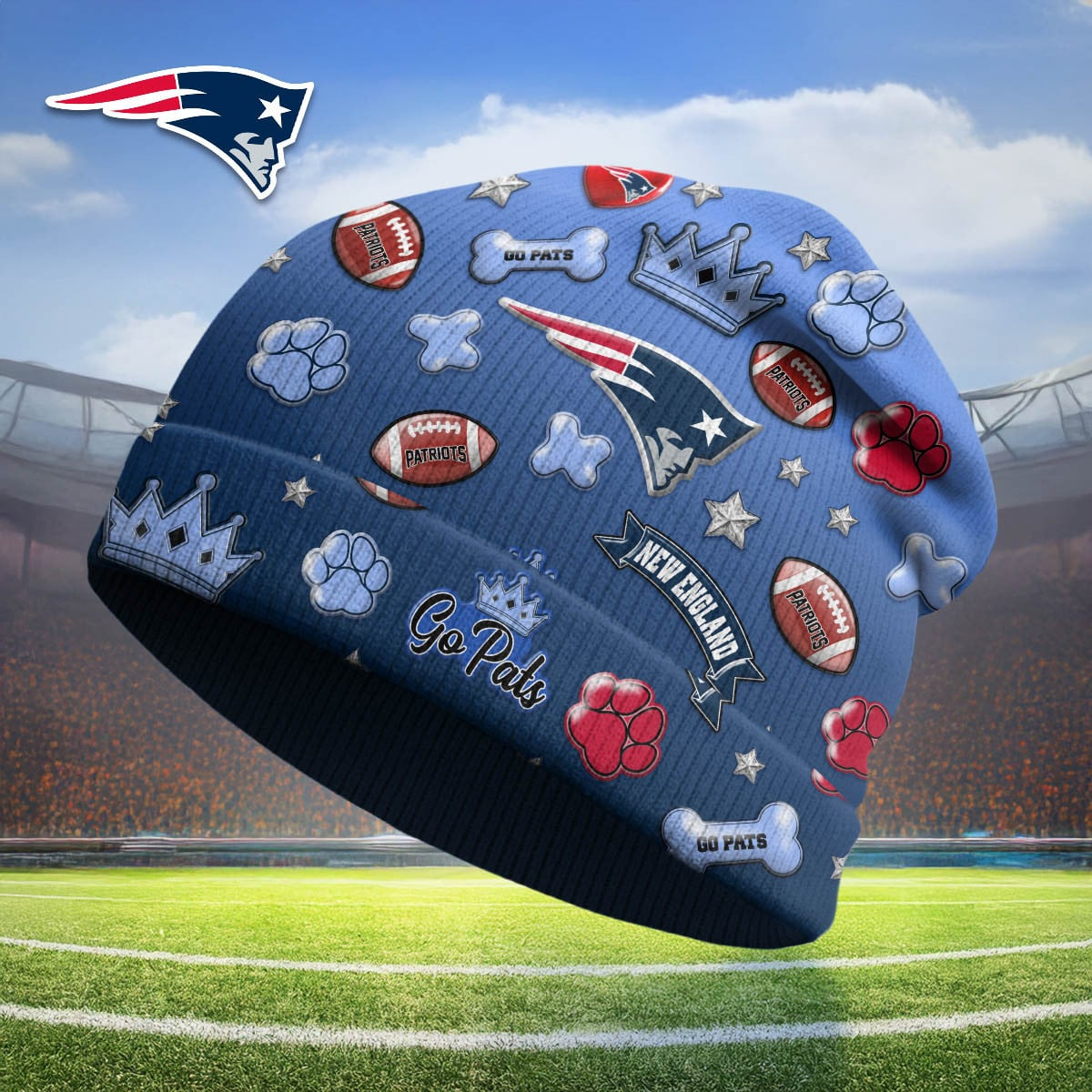 NEP Premium NFL Crown Beanie Hat DDT CTND
