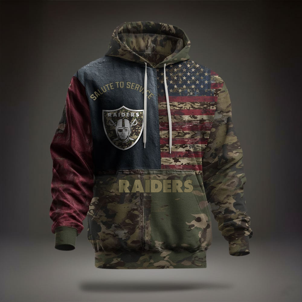 NFL LVR Salute To Service Hoodie DDT NTL