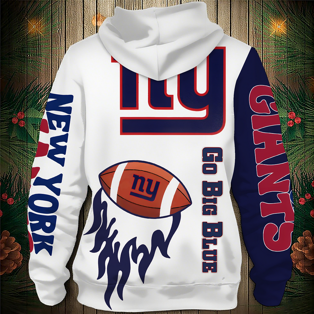 NYG Premium NFL V3 3D Graphic Hoodie DDT NTL