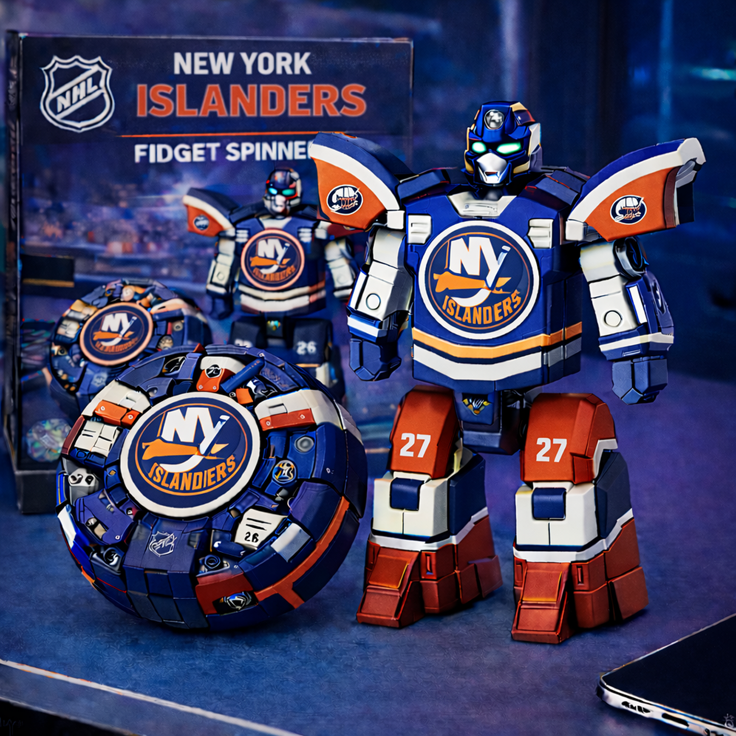 NYI x NHL Fidget Spinner DatND DVT