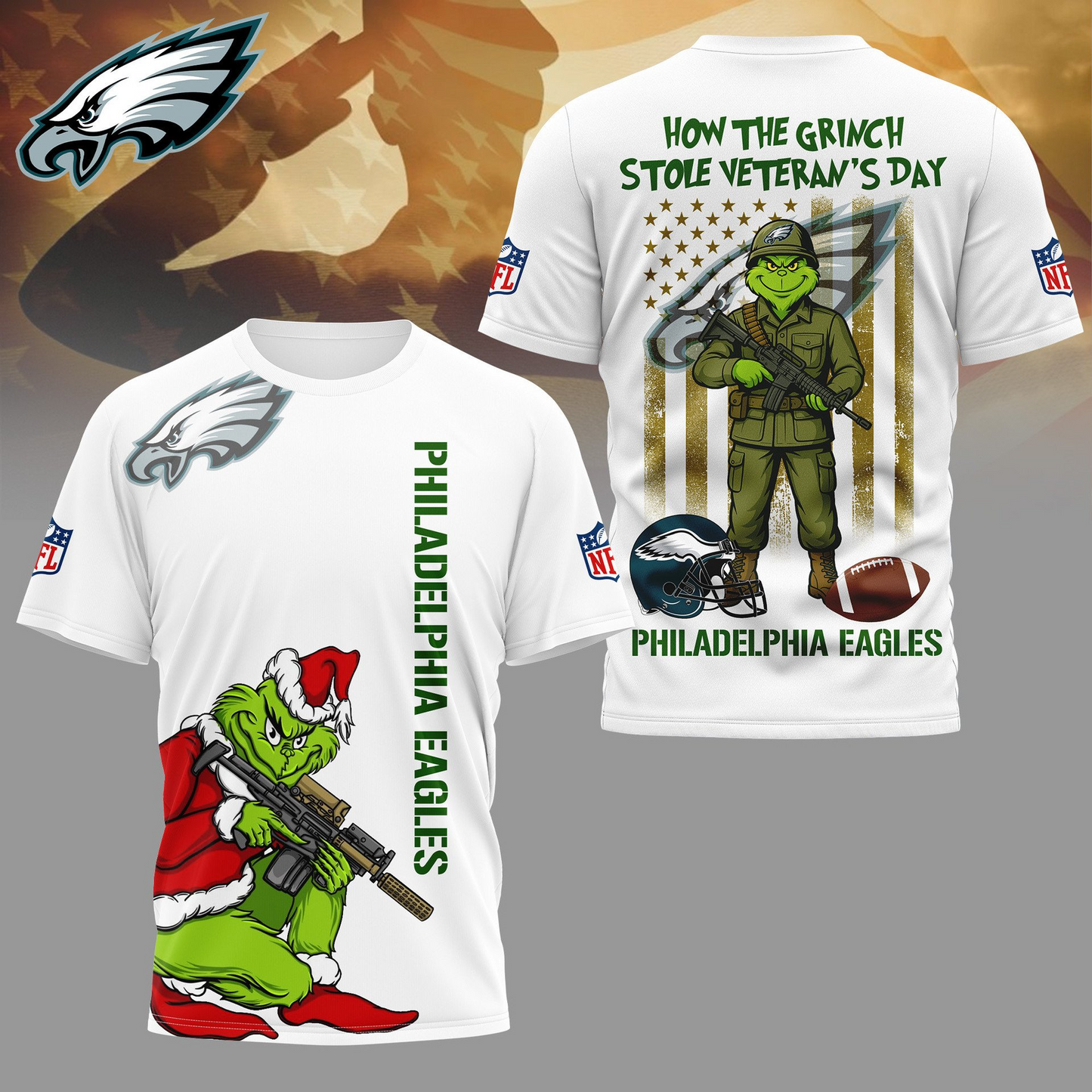 PE Premium NFL The Grinch Salute Veterans DDT CTND