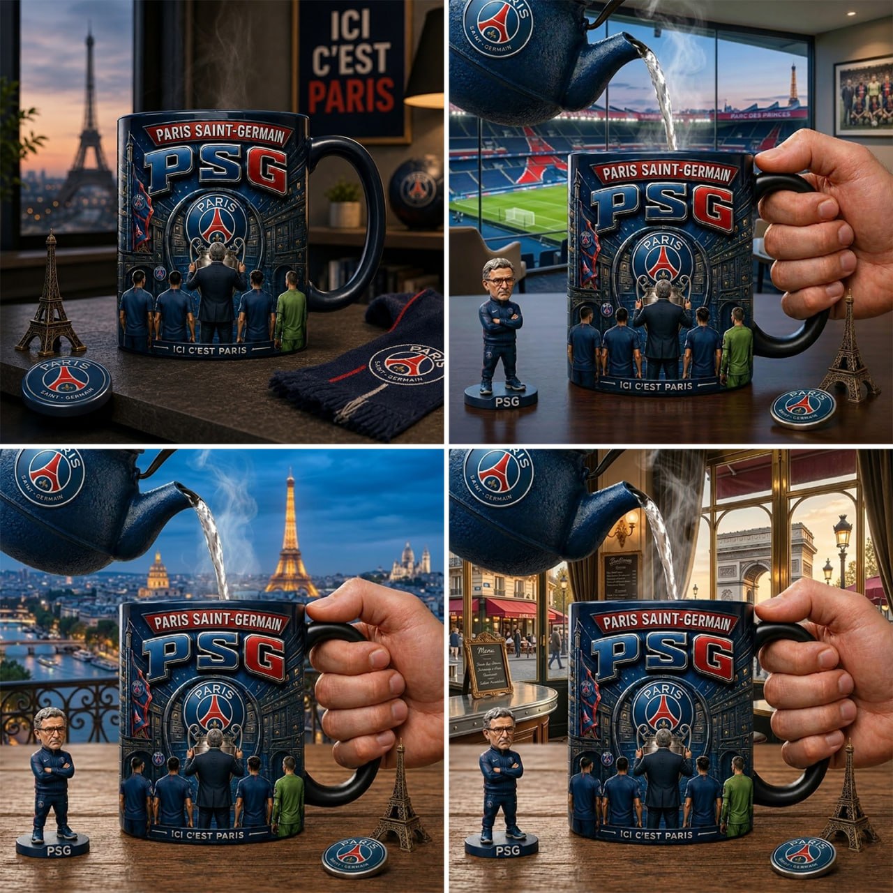 Mug Héritage des Champions du Paris Saint-Germain 0106 NAK NHT