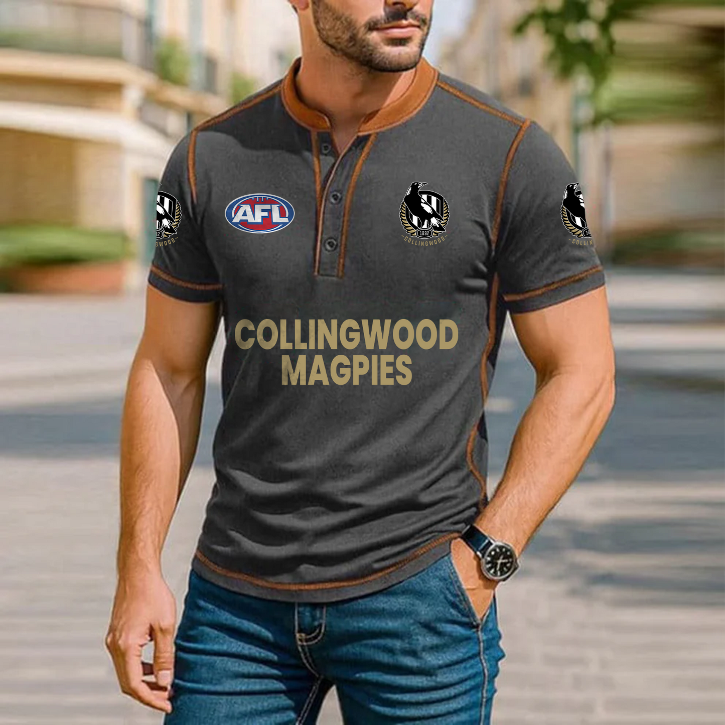 Premium AFL x COL Polo Tshirt NDT TDT
