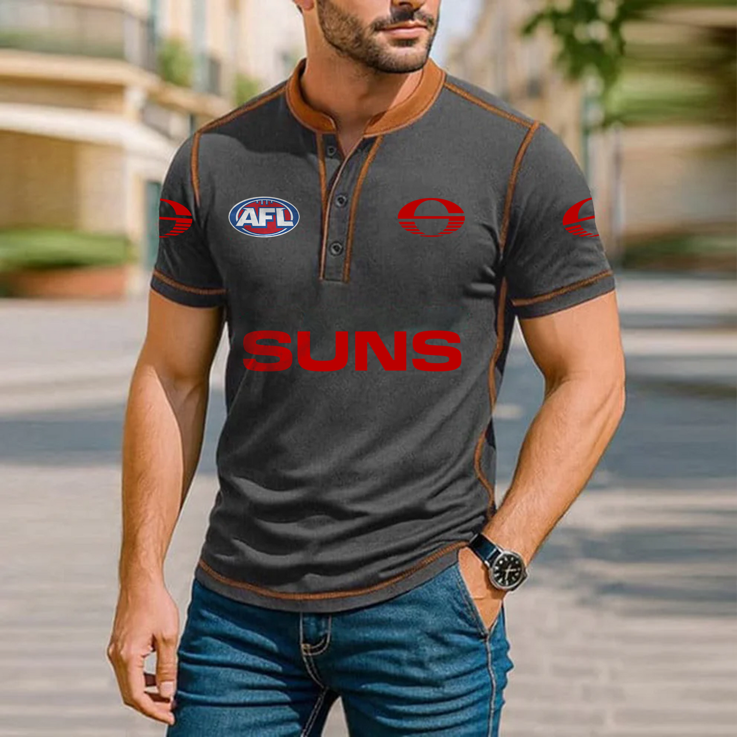 Premium AFL x GCS Polo Tshirt NDT TDT