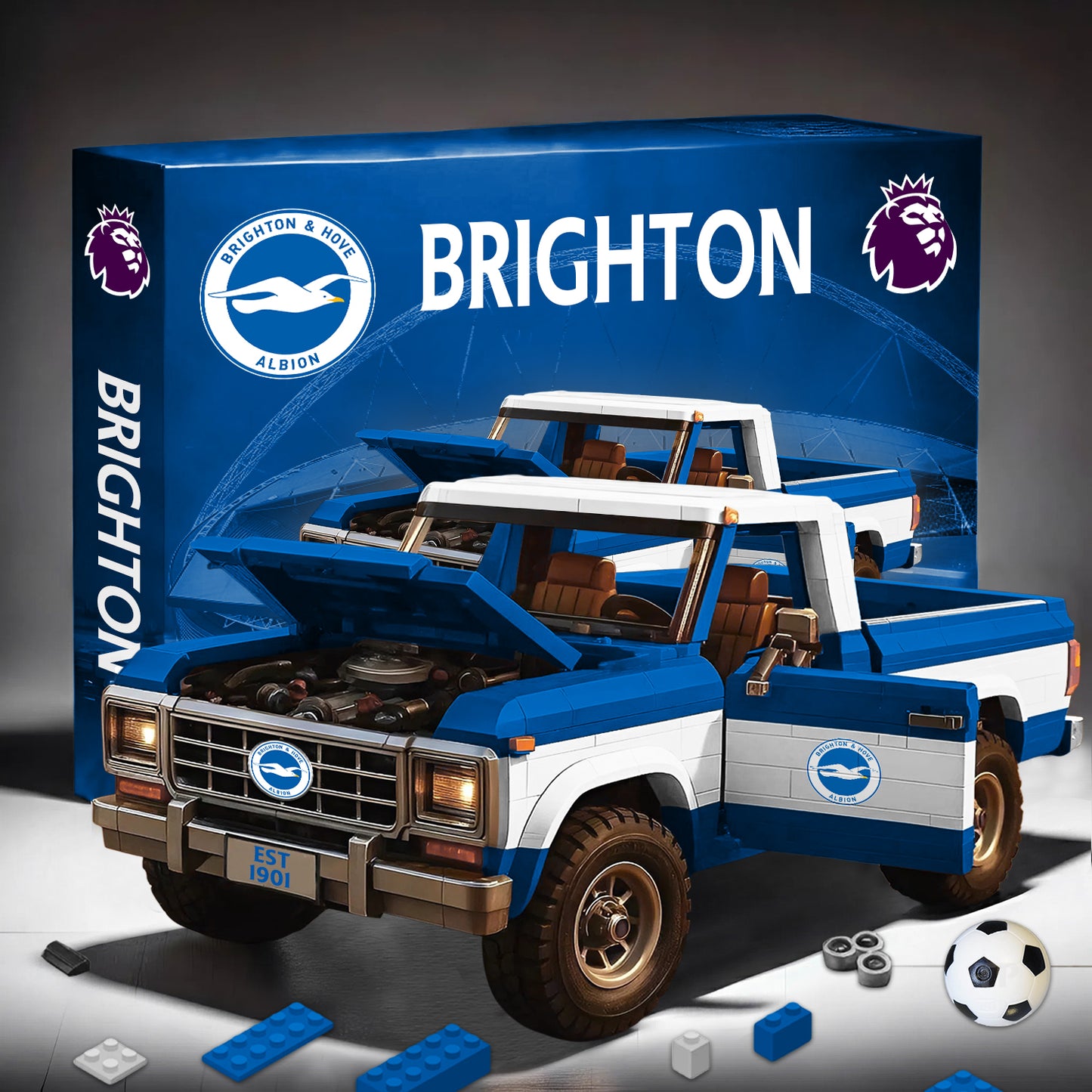 PREMIUM EPL X BRI 3D Building Blocks Truck Ford Car Model Set NDT NHM