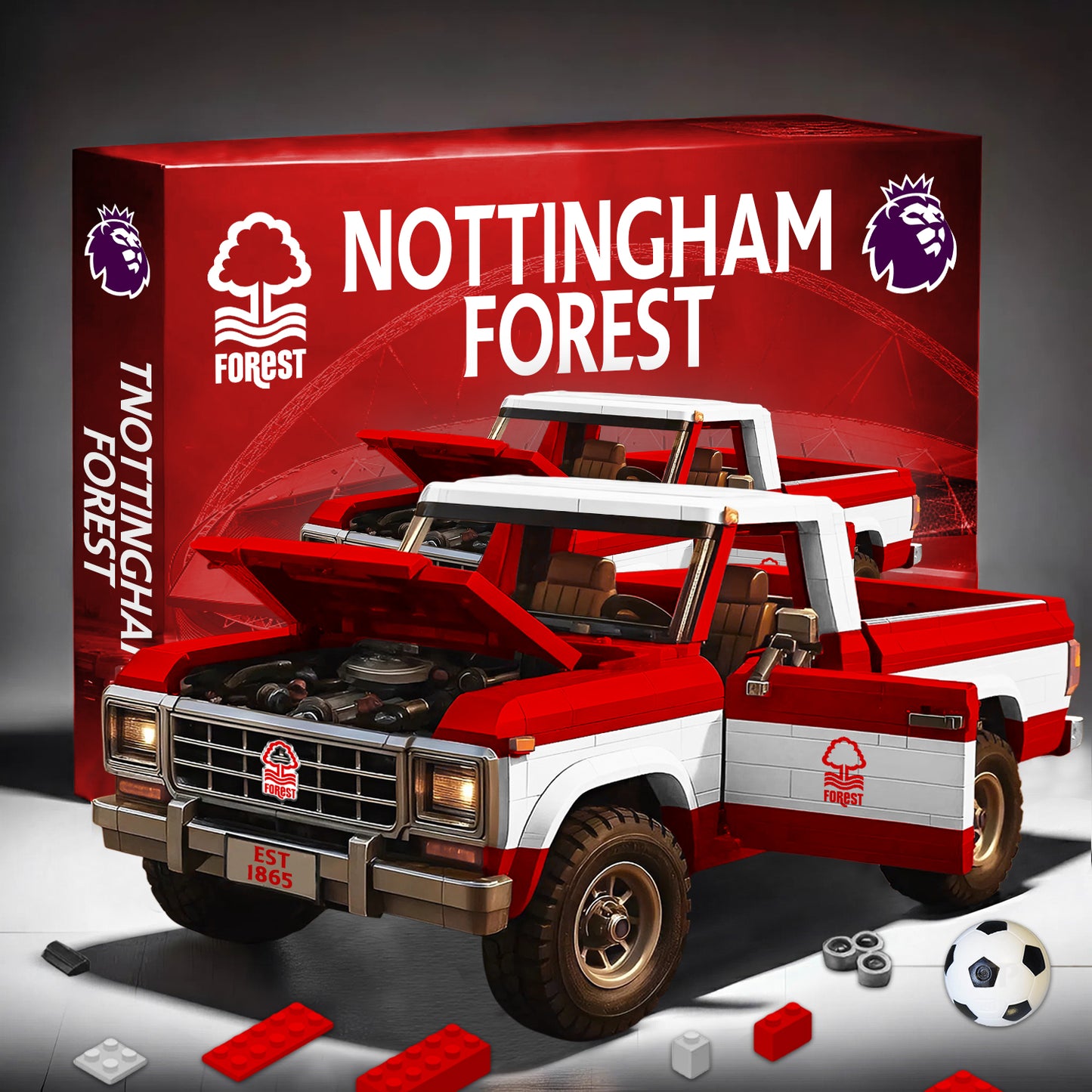PREMIUM EPL X NOT 3D Building Blocks Truck Ford Car Model Set NDT NHM