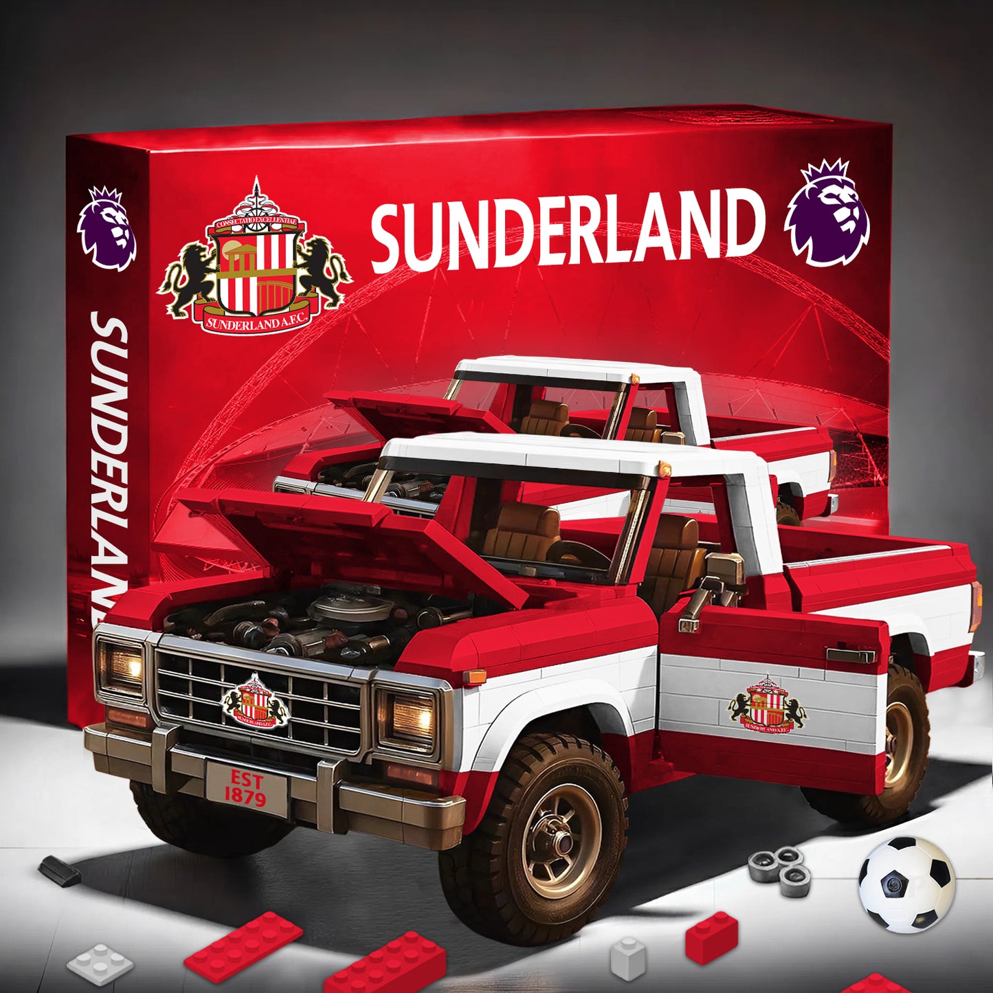 PREMIUM EPL X SUN 3D Building Blocks Truck Ford Car Model Set NDT NHM