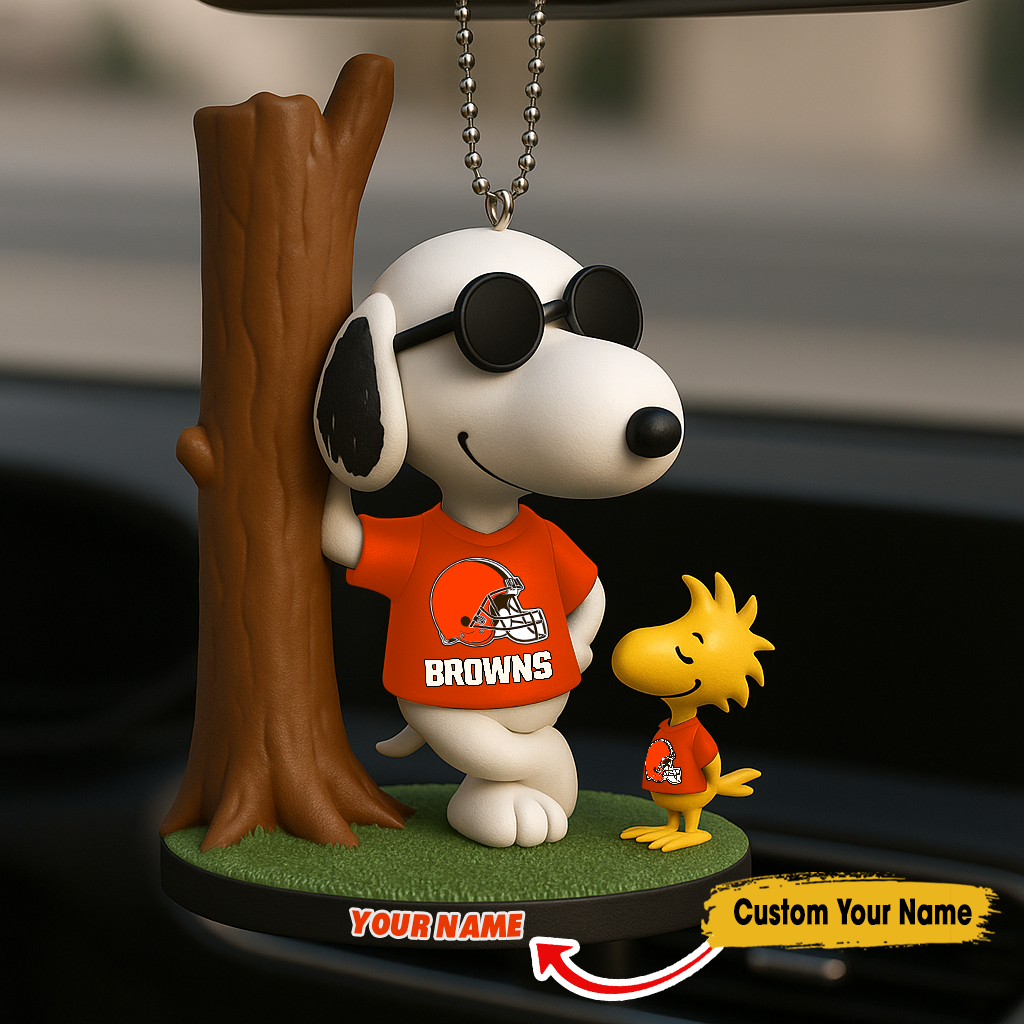 Premium NFL CLE x SNP Car Ornament V5 NMD TTV