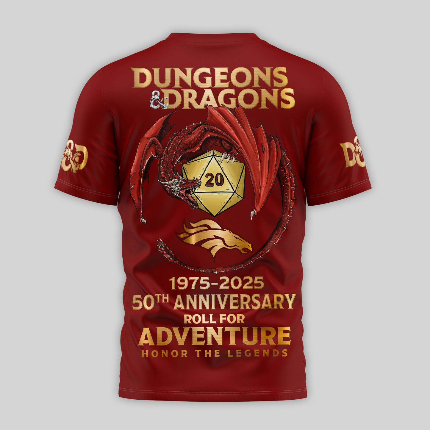 Premium NFL DEN x Dungeons And Dragons 50th Anniversary Shirt V15 NMD TTV